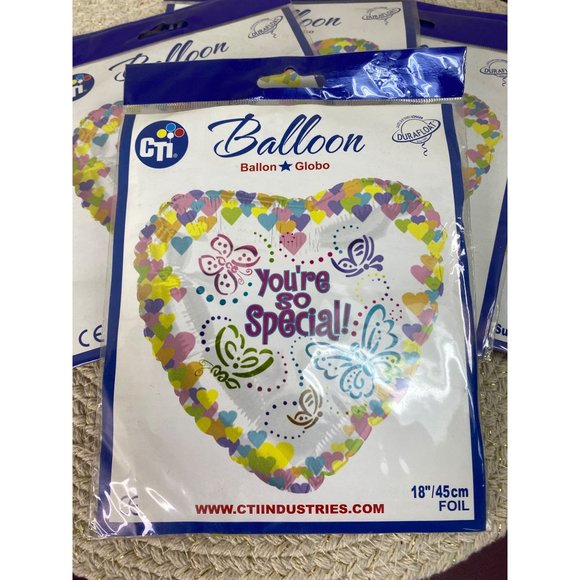 Lot of 5 CTI Industries Inflatable Foil Balloon You’re So Special - Picture 2 of 4